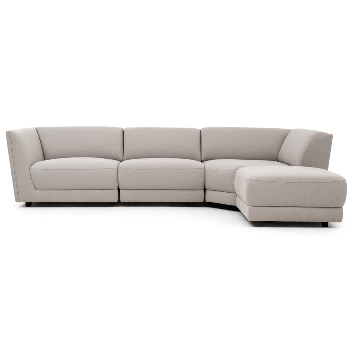 Nathan Fabric Modular Set Light Grey