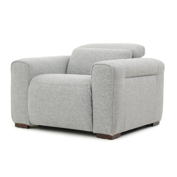 Niguel Reclining Accent Chair Light Grey