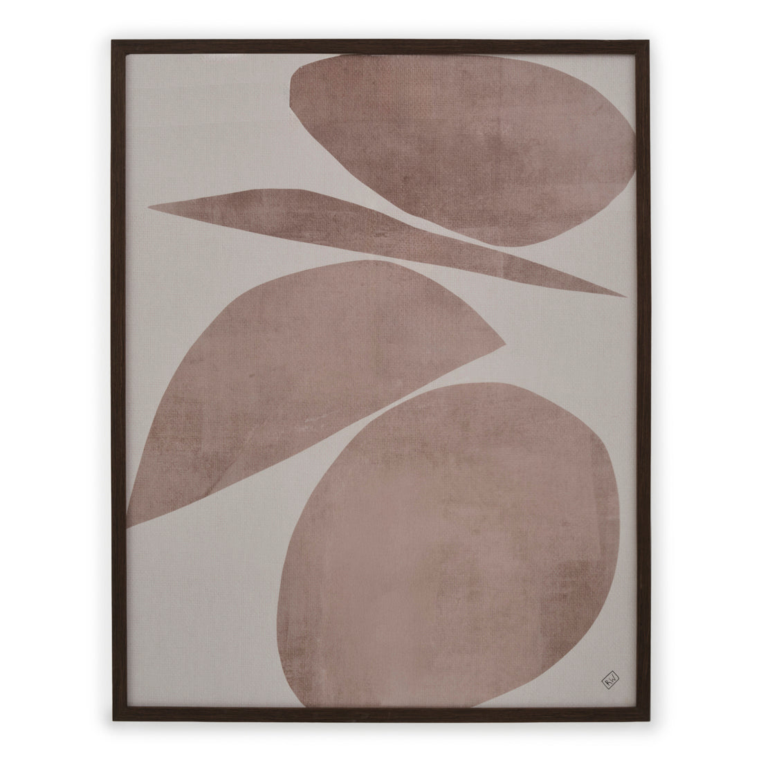 Wellem Painting on Canvas Light Brown