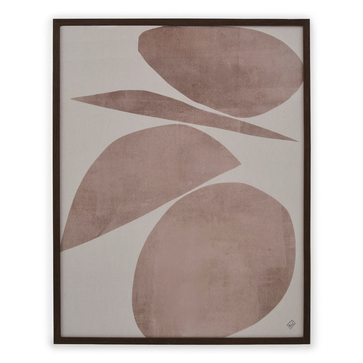 Wellem Painting on Canvas Light Brown