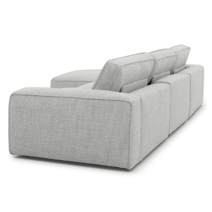 Nash Fabric Modular Set Light Grey