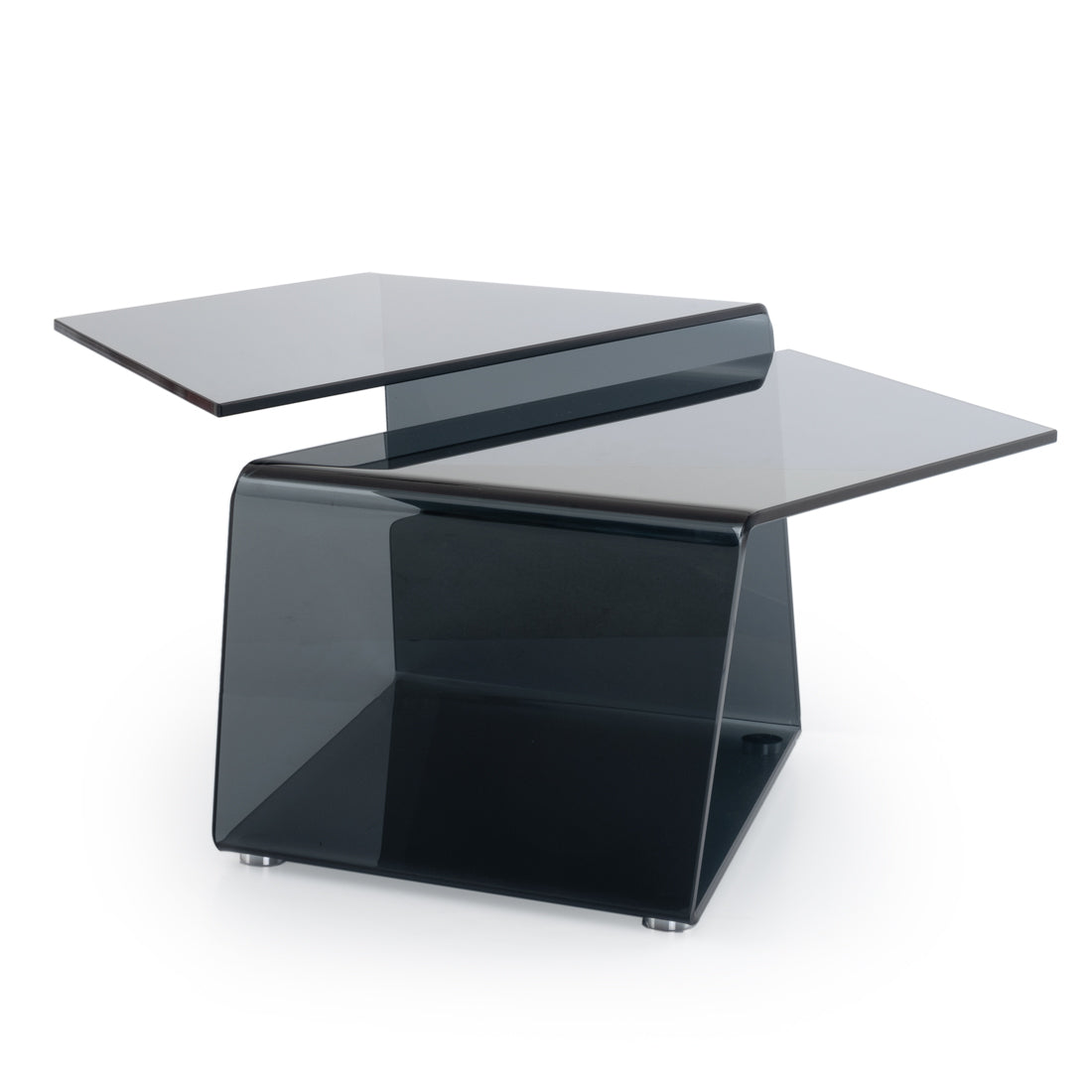 Waina Glass Coffee Table Black