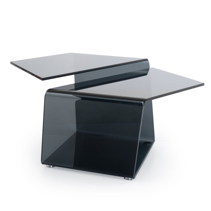 Waina Glass Coffee Table Black
