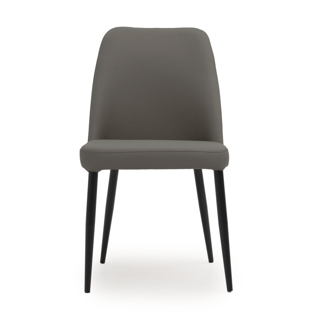 Wima Leather Chair Dark Grey