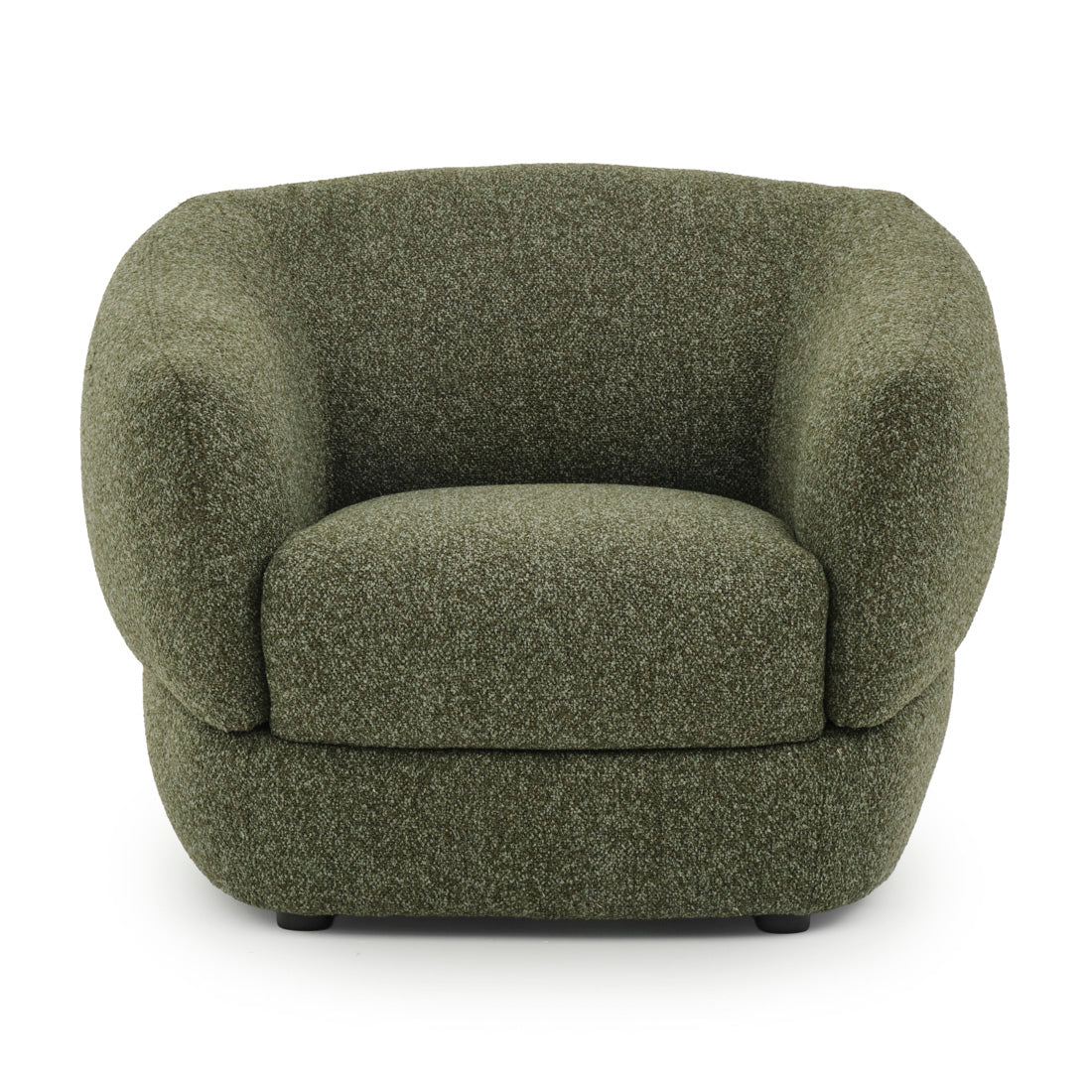 Nesla Fabric Accent Chair Dark Green