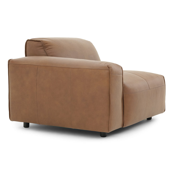 Nessa Modular Left Chair Dark Brown