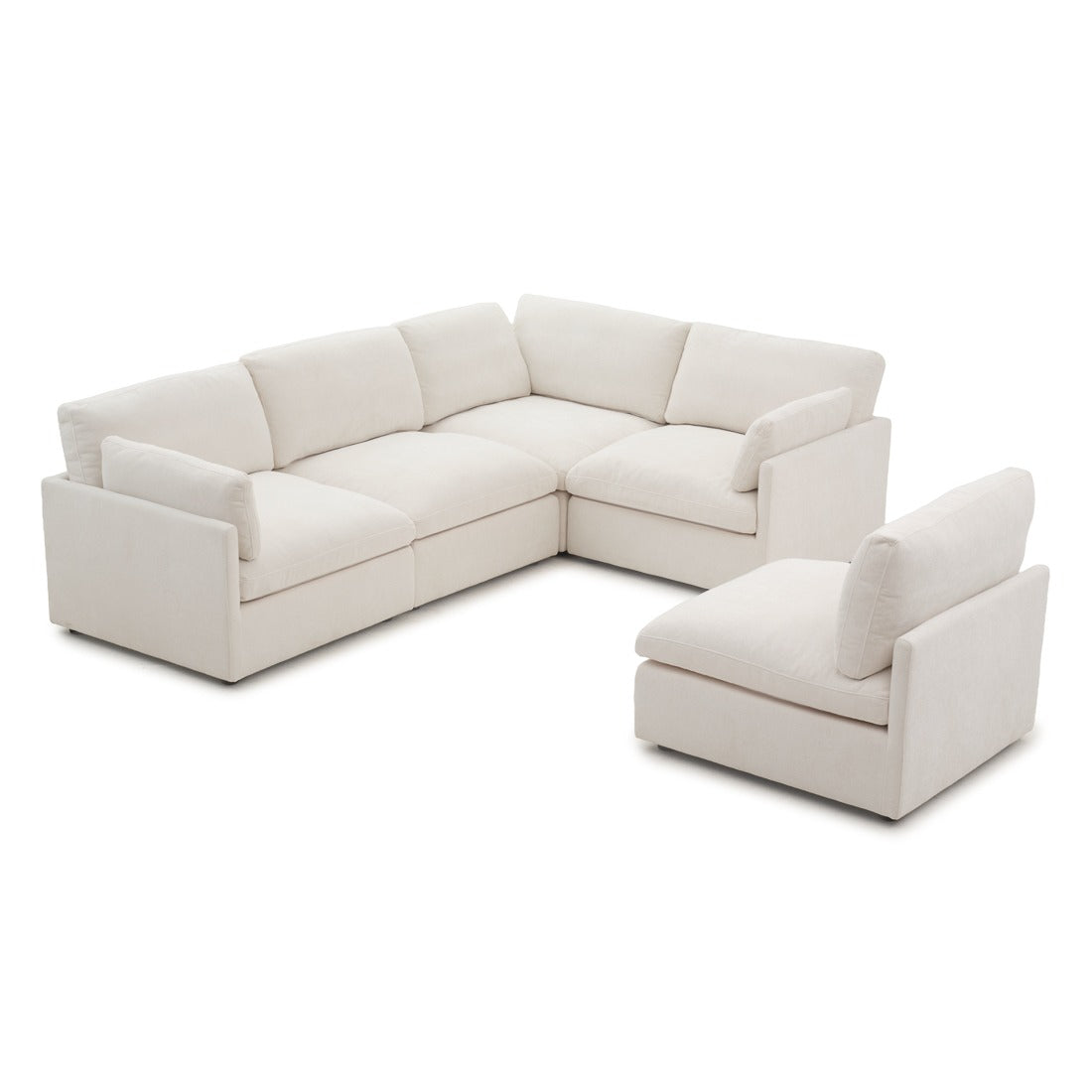 Emiliana Fabric Modular Set Beige