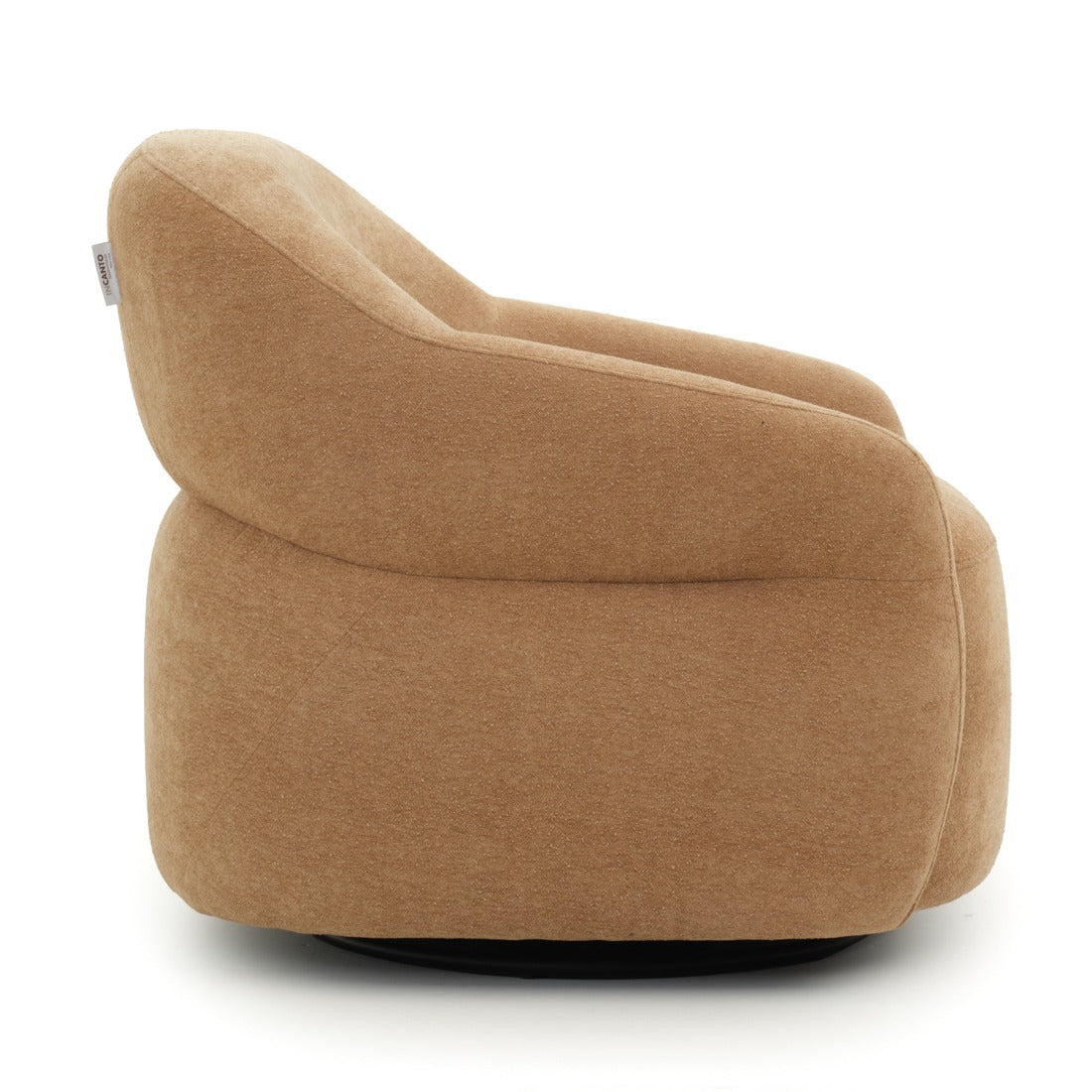 Nymeria Swivel Accent Chair Light Brown