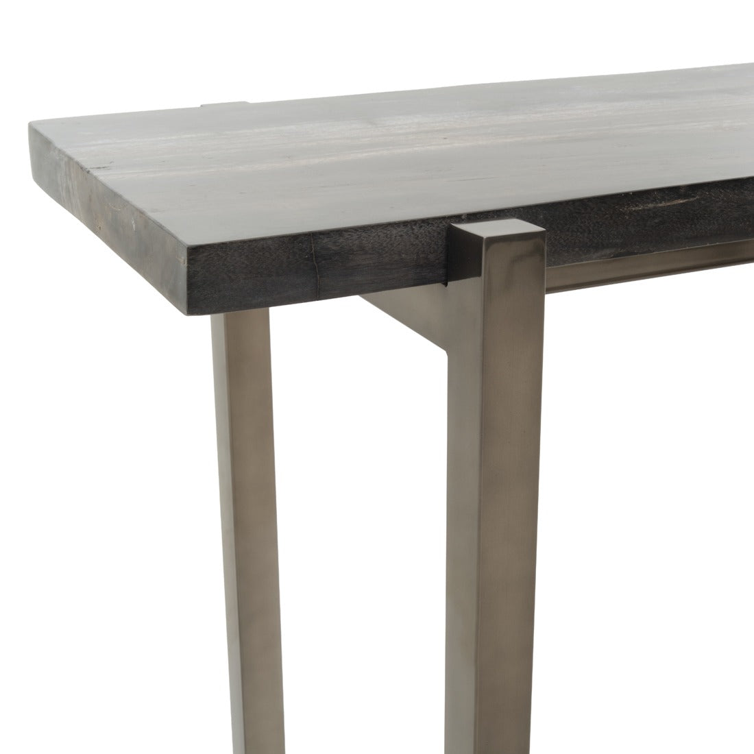Wakerley Wood Console Table Black