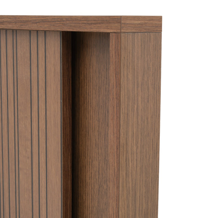 Nitmo Queen Bed Dark Brown
