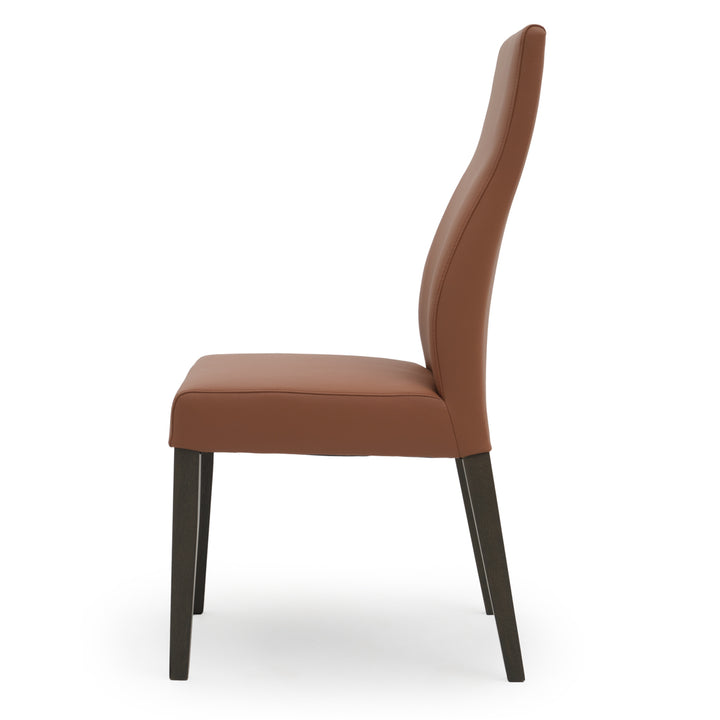 Jennifer Leather Chair Cognac