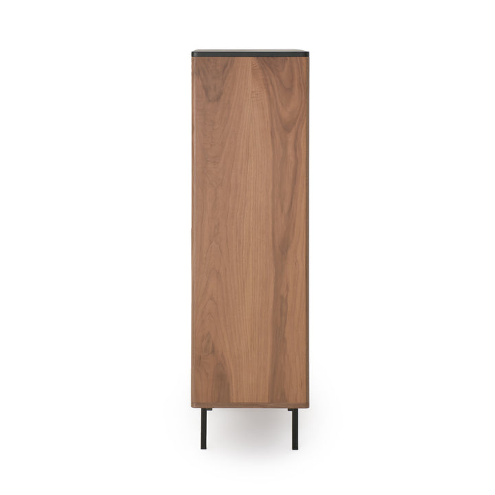 Emory Wood Curio Dark Brown