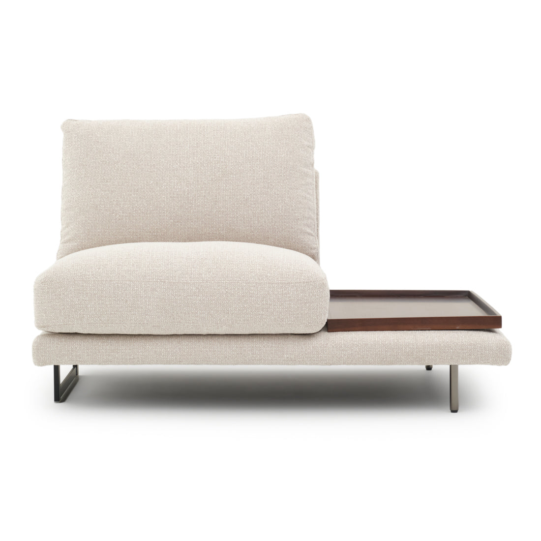 Elizabeth Modular Chair W. Table Right Beige