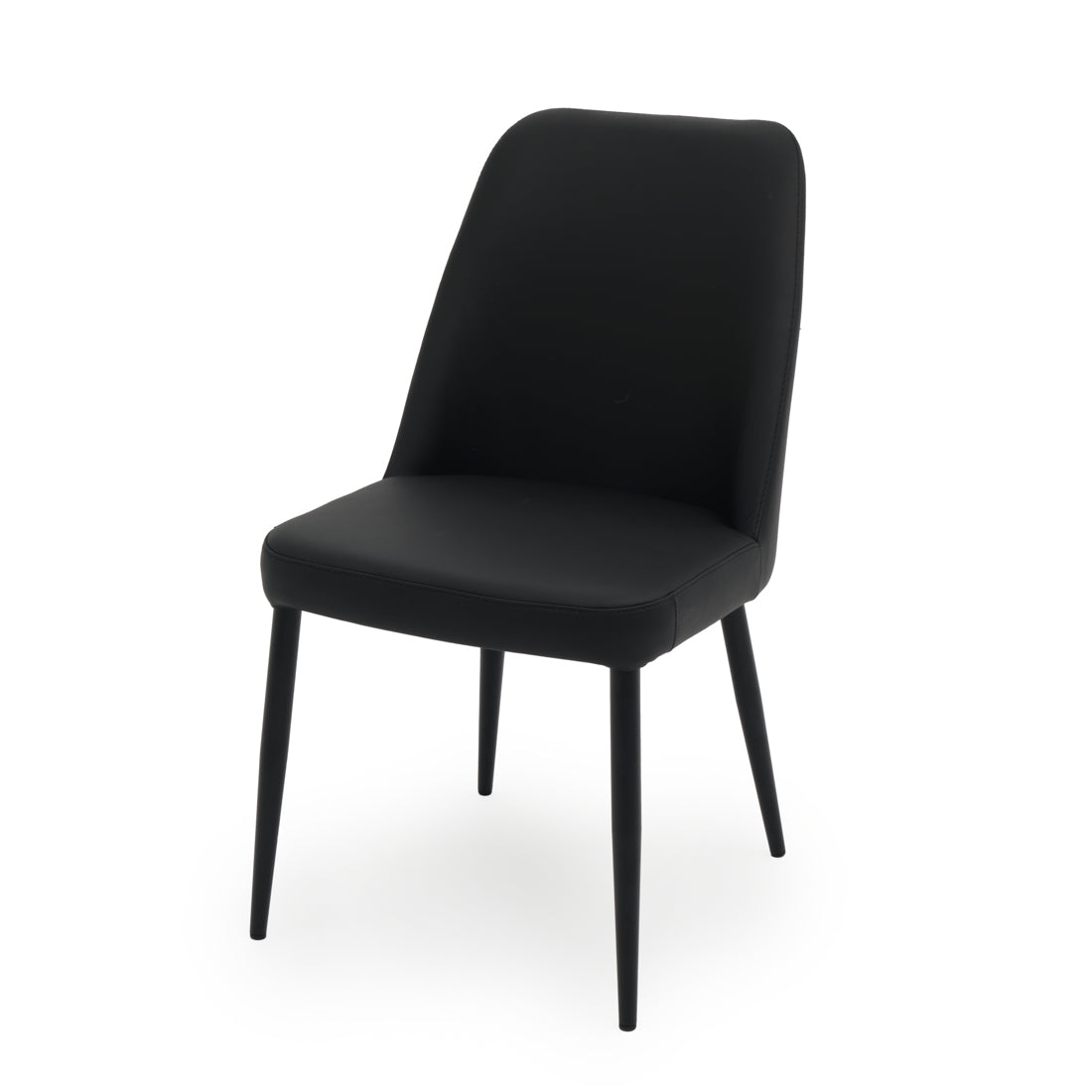 Wima Leather Chair Black