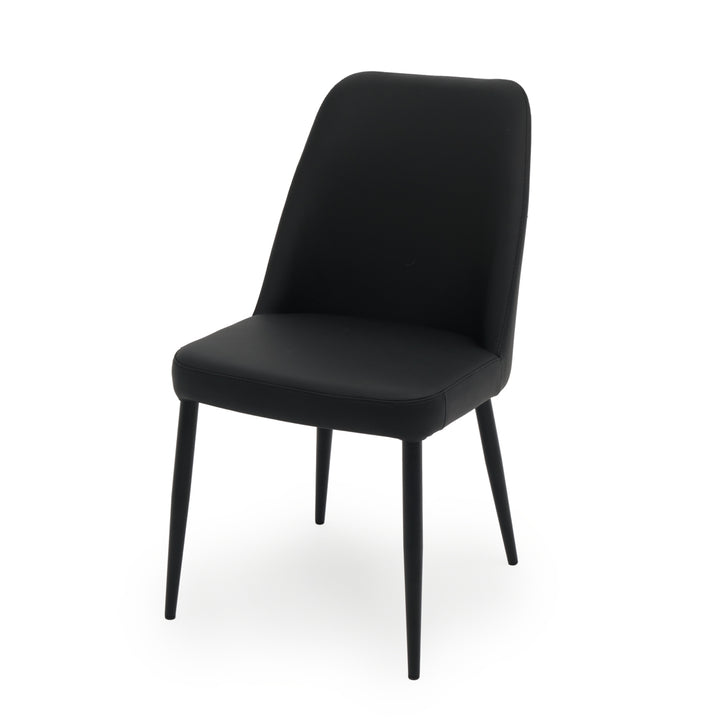 Wima Leather Chair Black