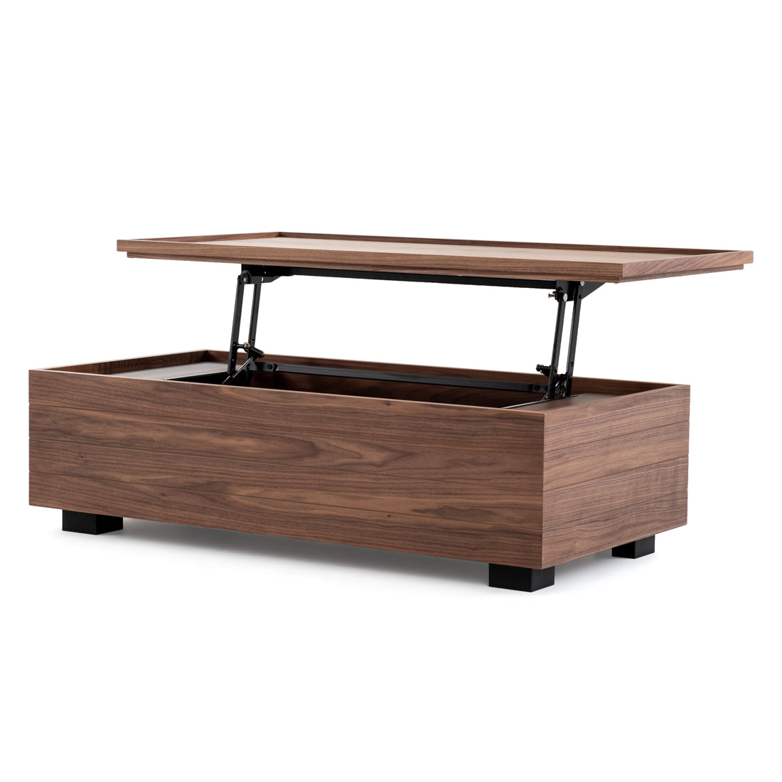 Emmet Wood Coffee Table Dark Brown