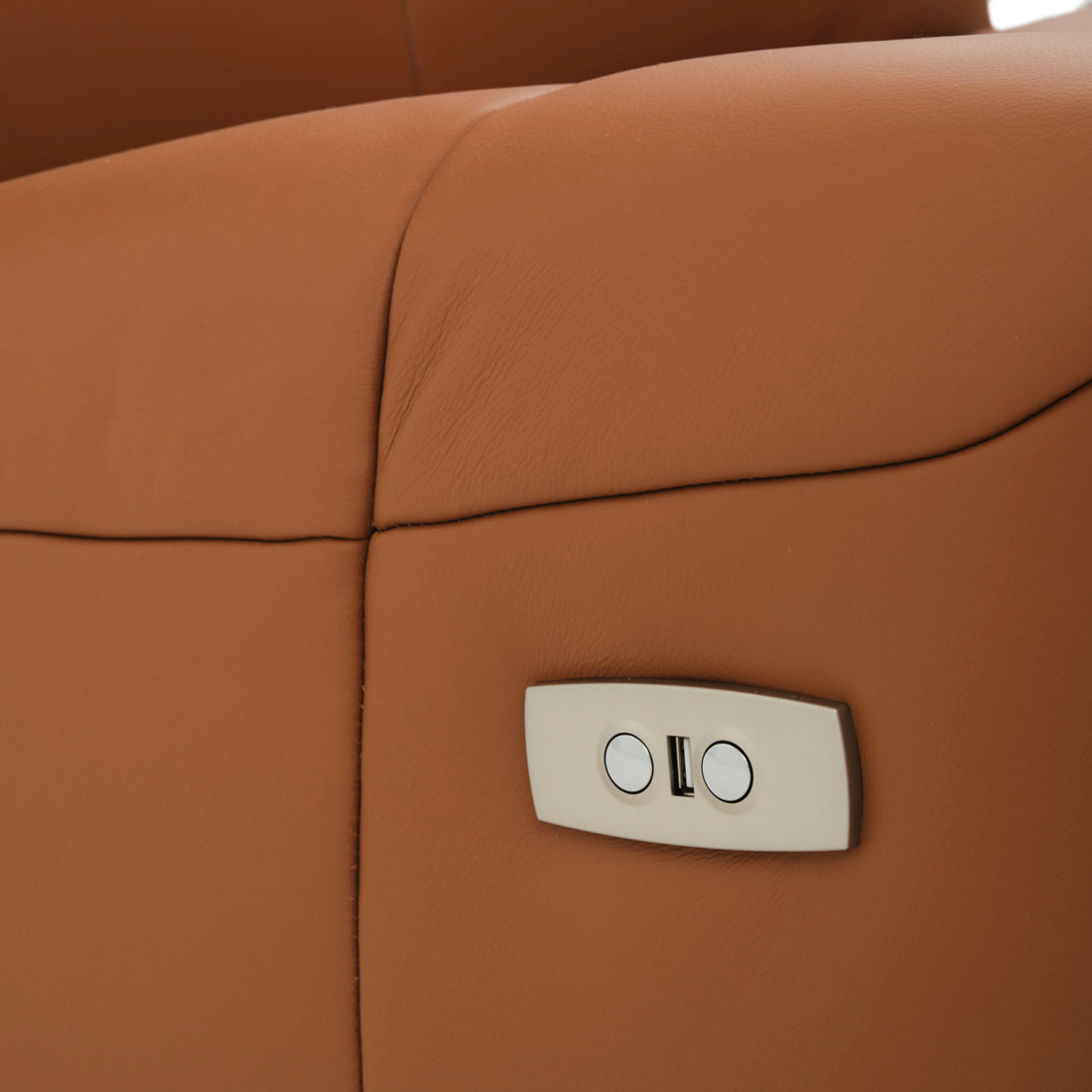 Nakima Reclining Accent Chair Cognac