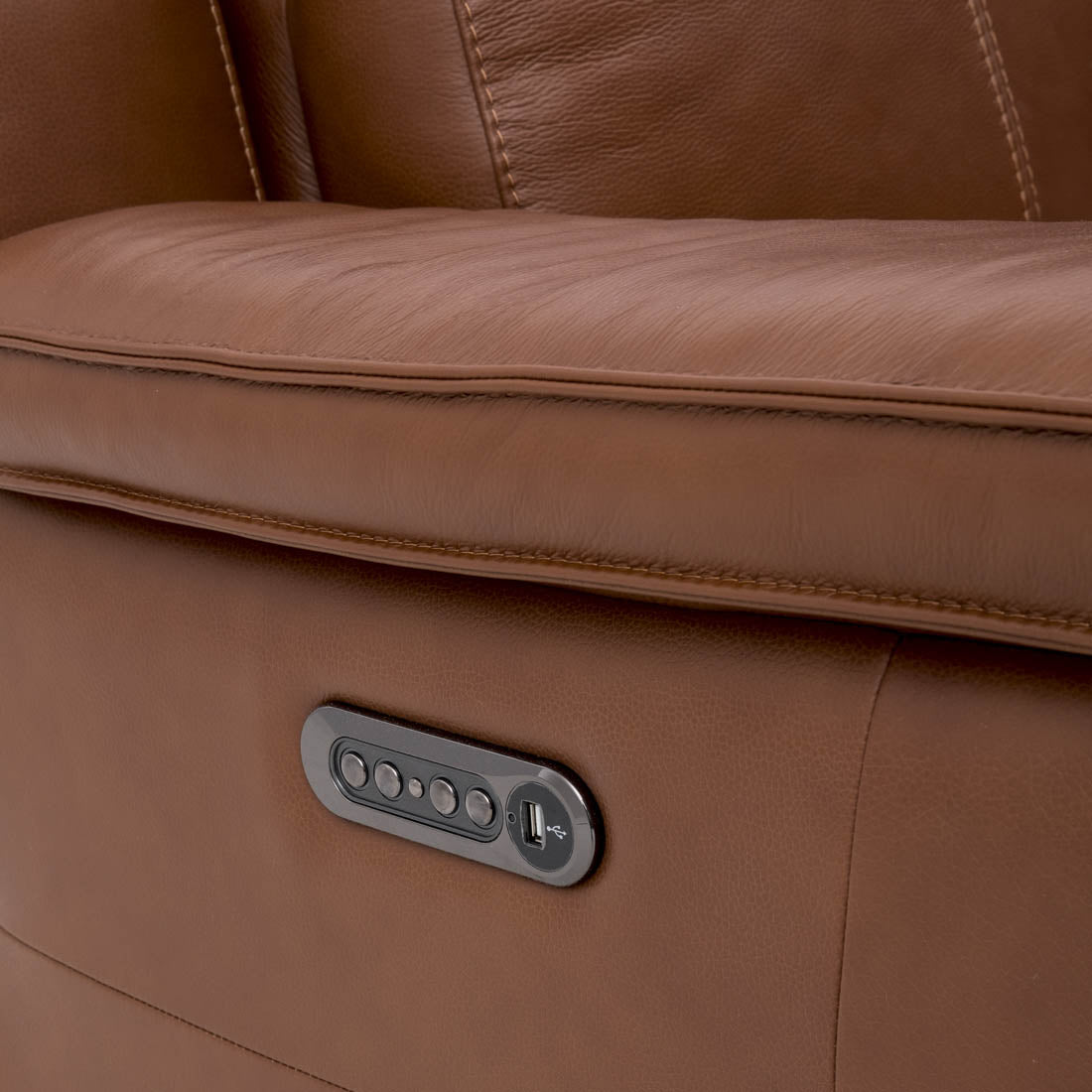 Nova Reclining Accent Chair Cognac