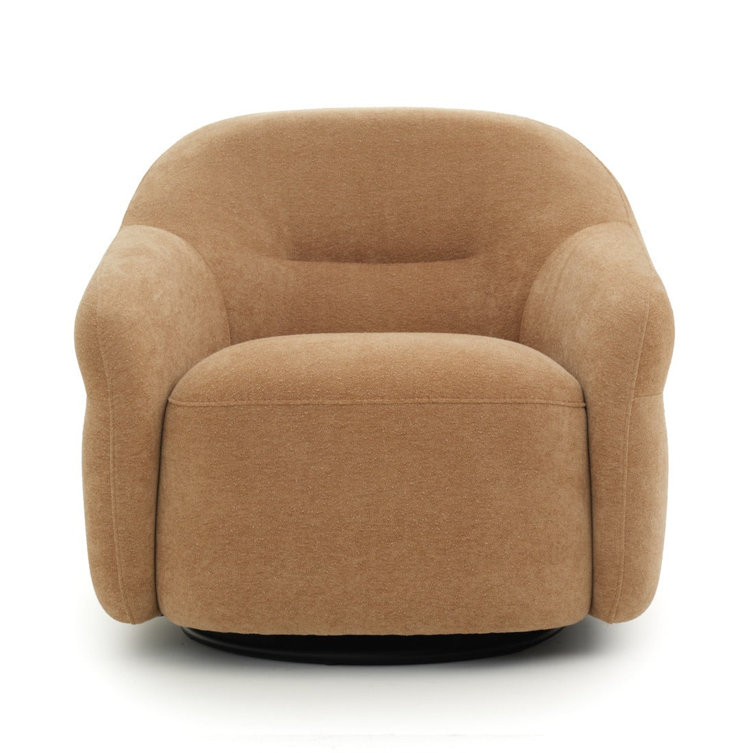 Nymeria Swivel Accent Chair Light Brown