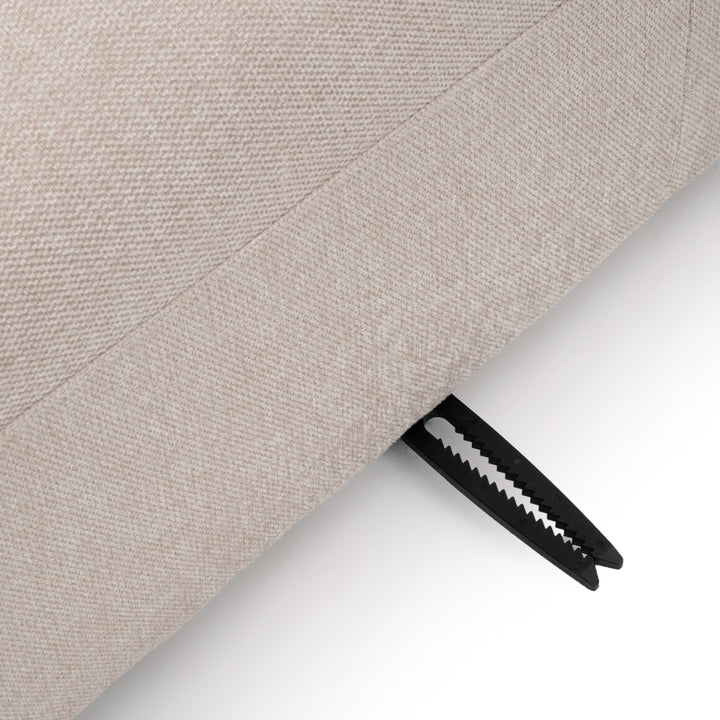 Ellemia Modular Armless Chair Beige