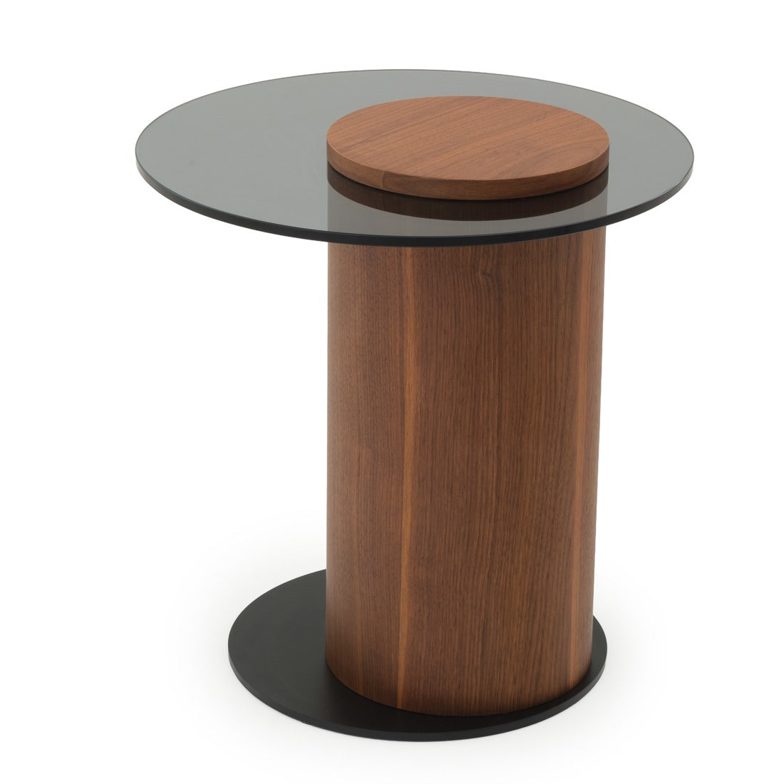Wezley End Table Dark Brown