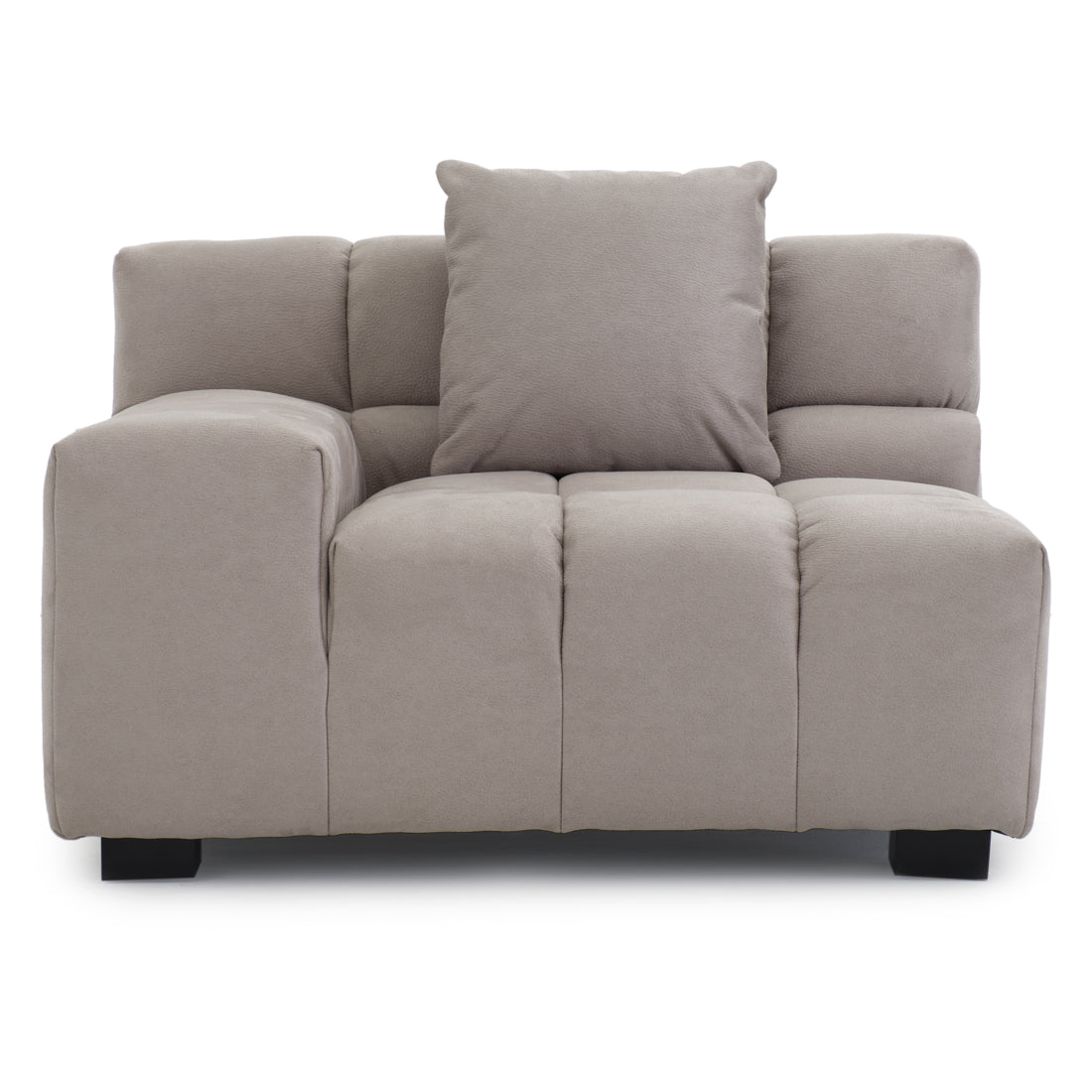 Norika Modular Left Chair Light Grey