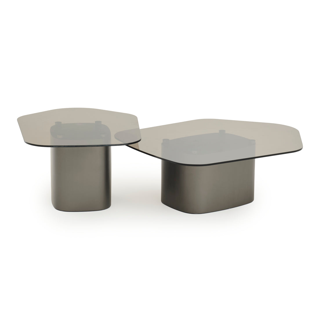 Whitford Glass Coffee Table Dark Grey