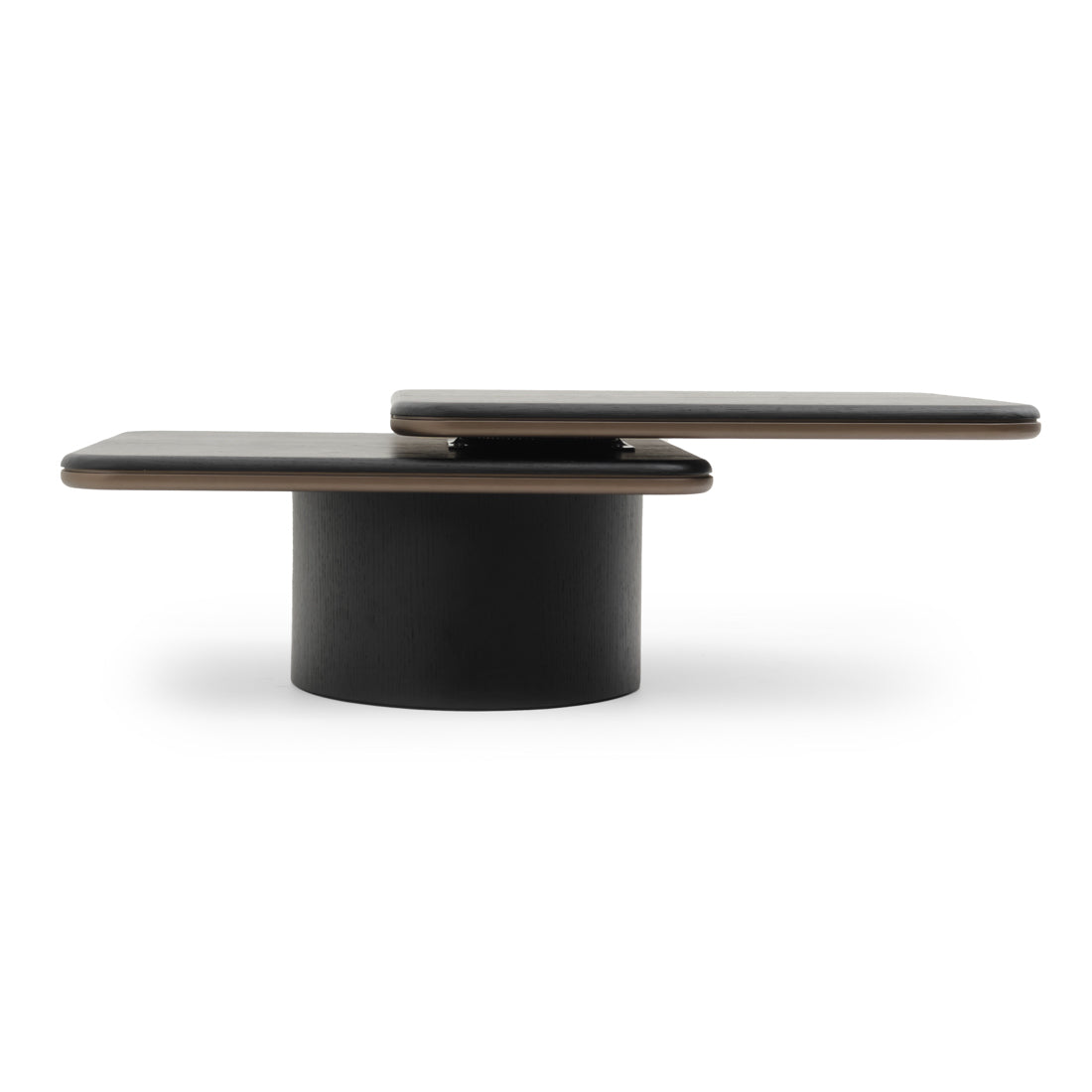 Novalee Wood Coffee Table Black
