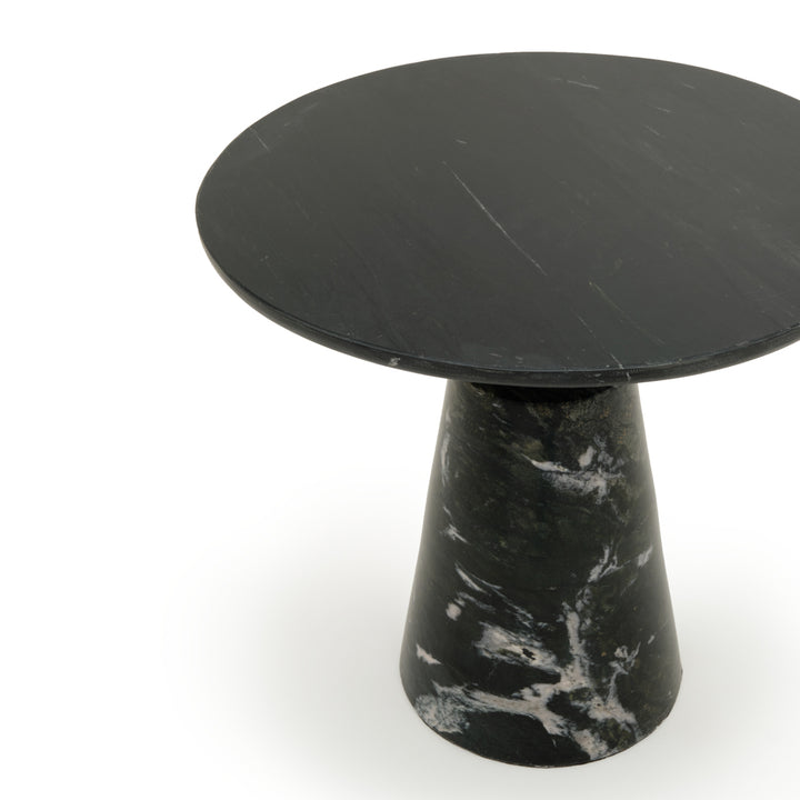 Esana Marble Accent Table Black
