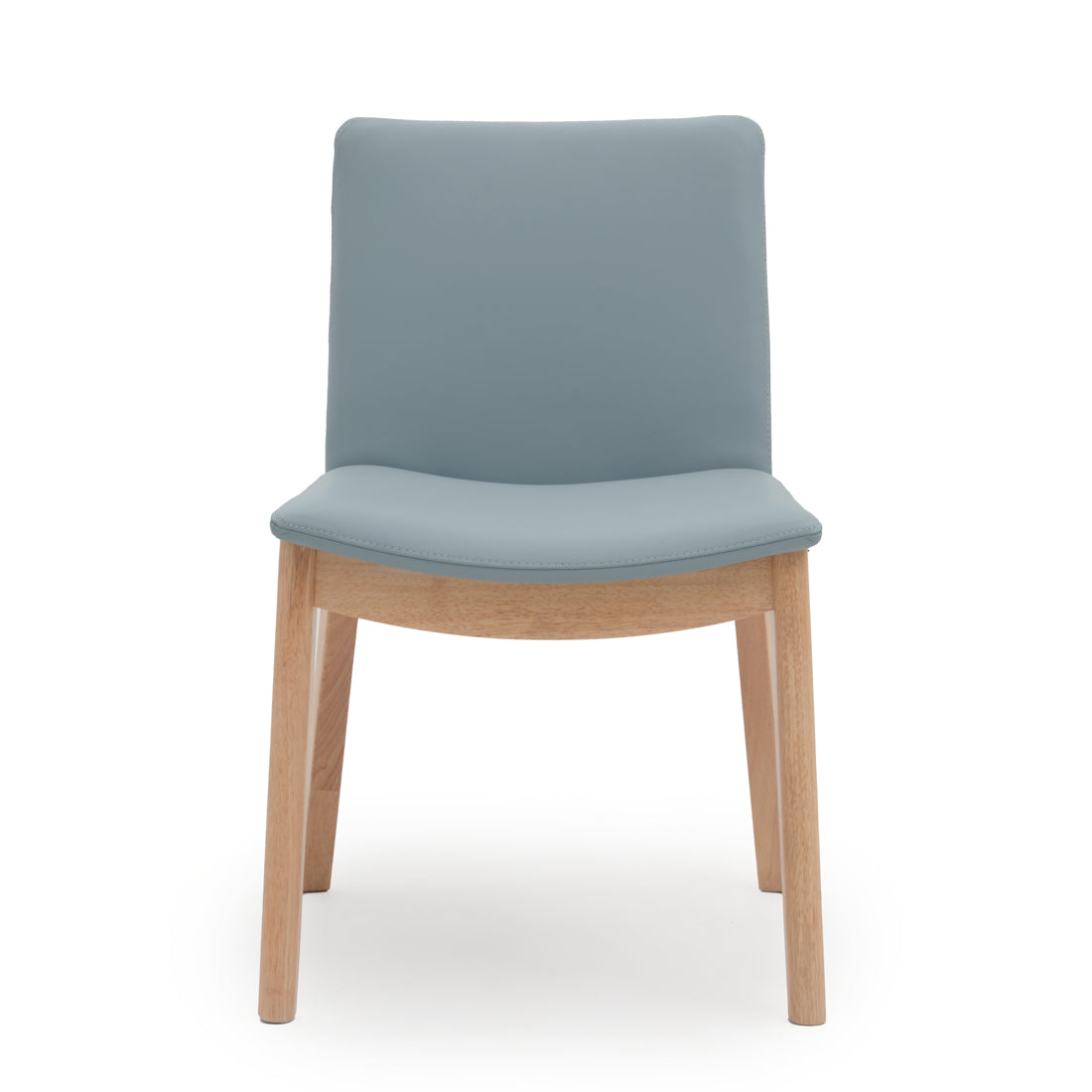 Emy Leather Chair Light Blue