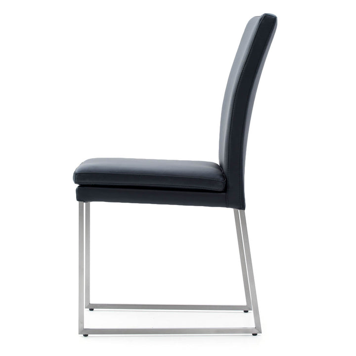 Ritz Leather Chair Black