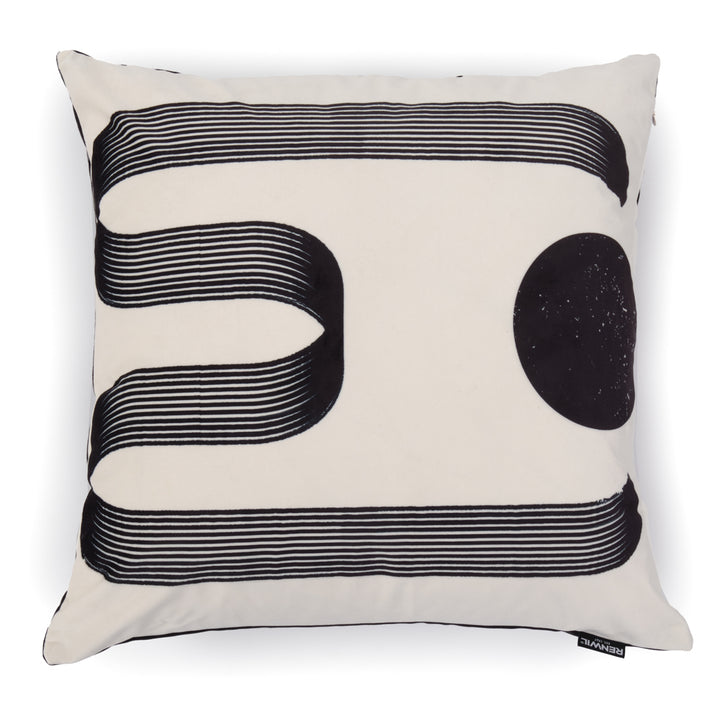 Elsie Cushion Black & White