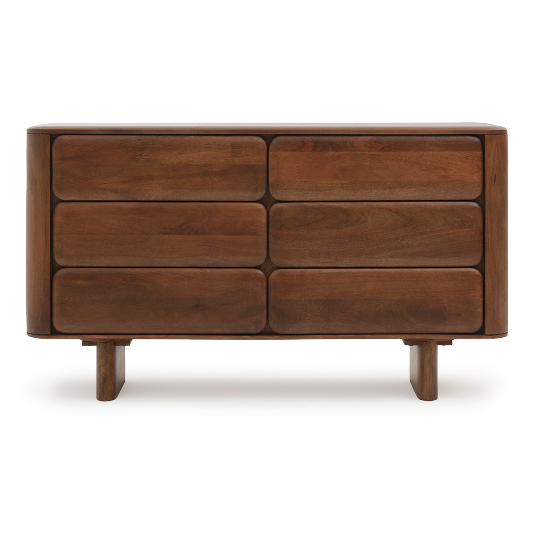 Nesta 6-Drawer Dresser Dark Brown