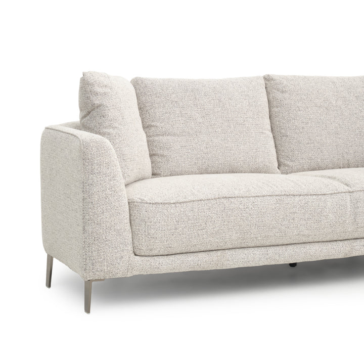 Wester Fabric Sofa Black & White