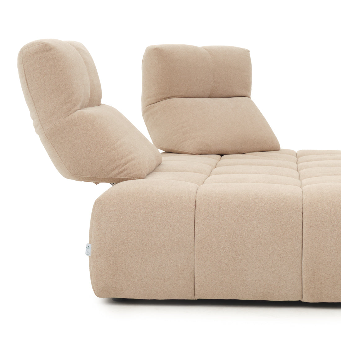 Nerida Fabric Sectional Sofa Beige