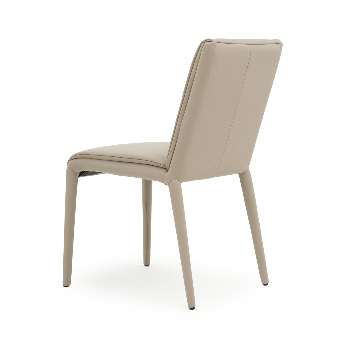 Nanji Leather Chair Light Grey