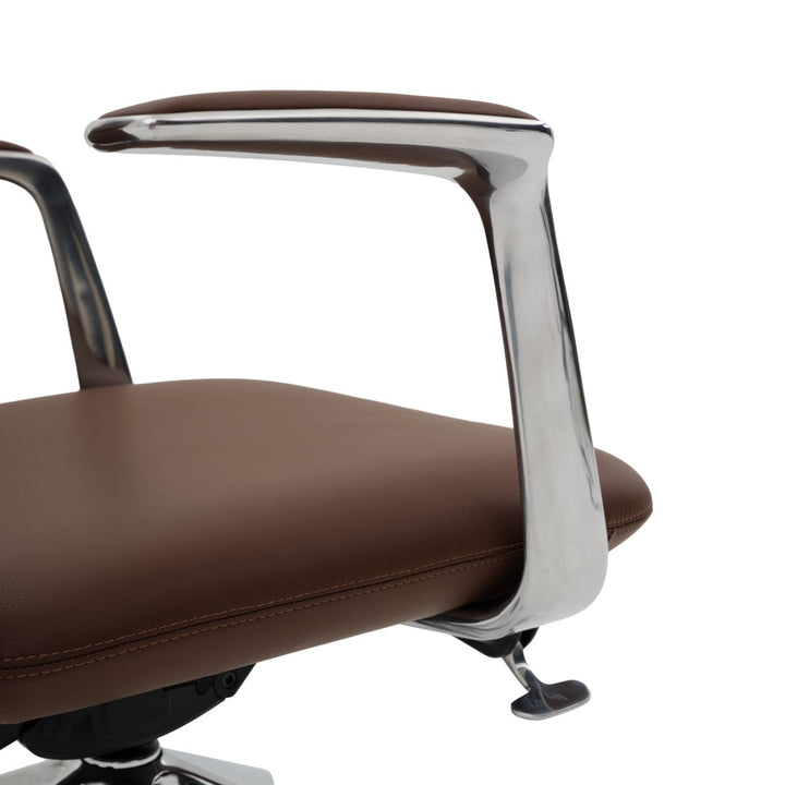 Euca Office Chair Dark Brown