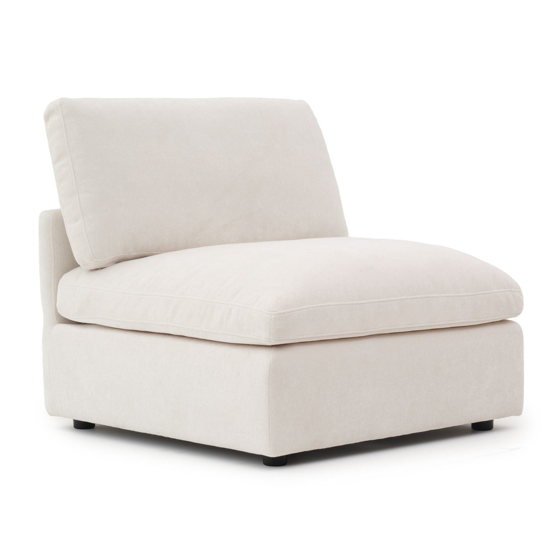 Emiliana Modular Armless Chair Beige