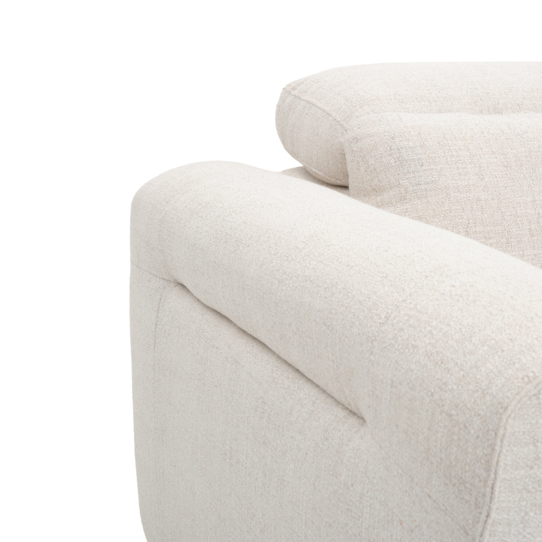 Niguel Fabric Reclining Loveseat Beige