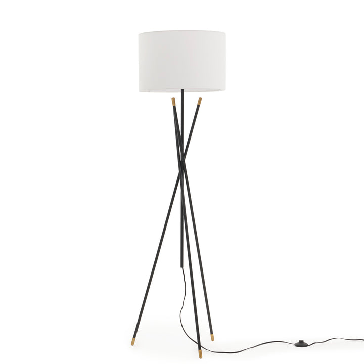 Walsha Floor Lamp Black