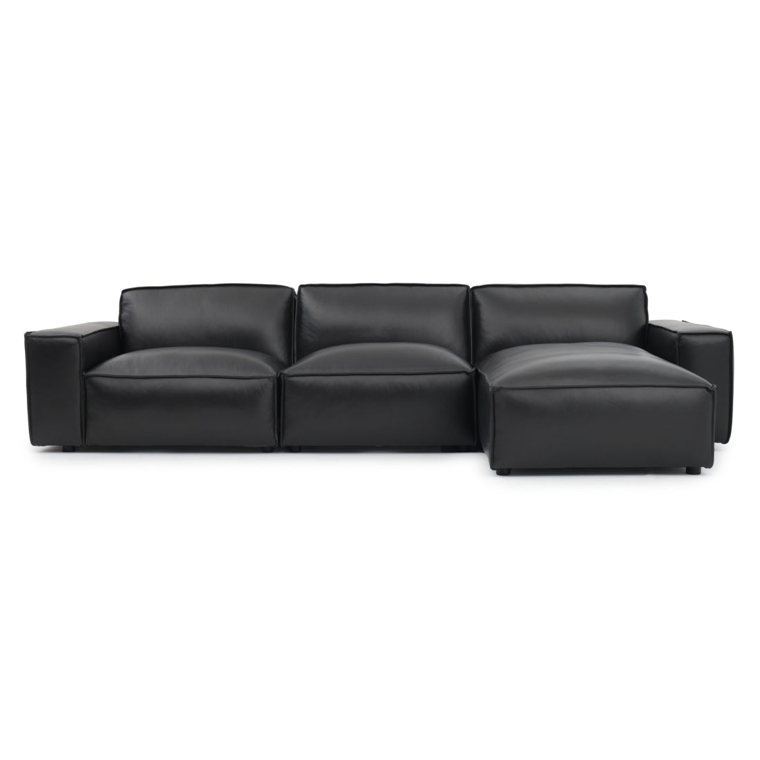 Nook Leather Modular Set Black