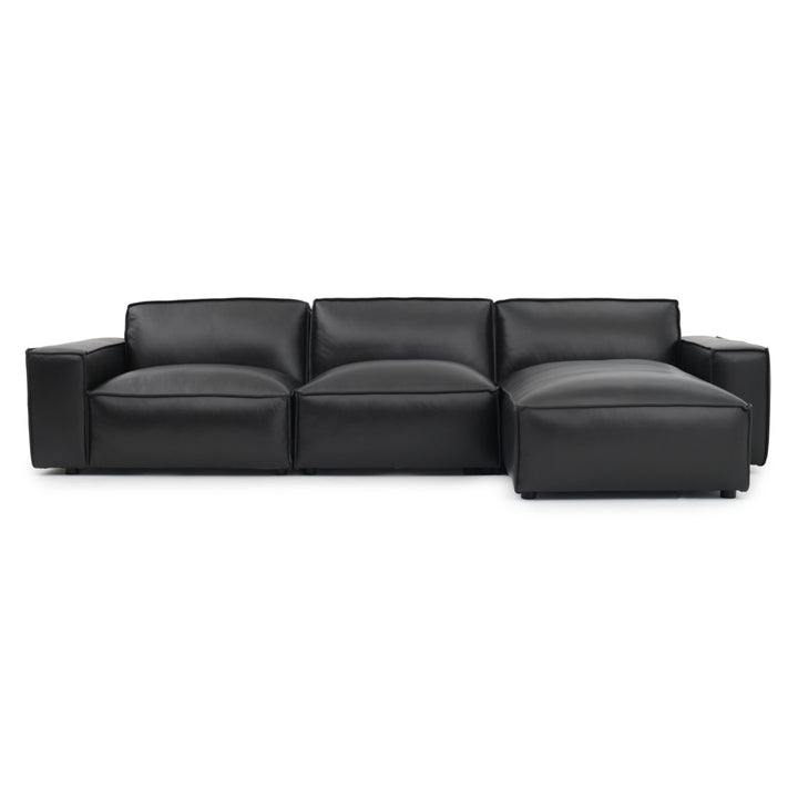 Nook Leather Modular Set Black