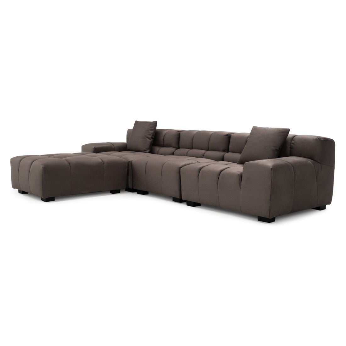 Norika Fabric Modular Set Dark Grey