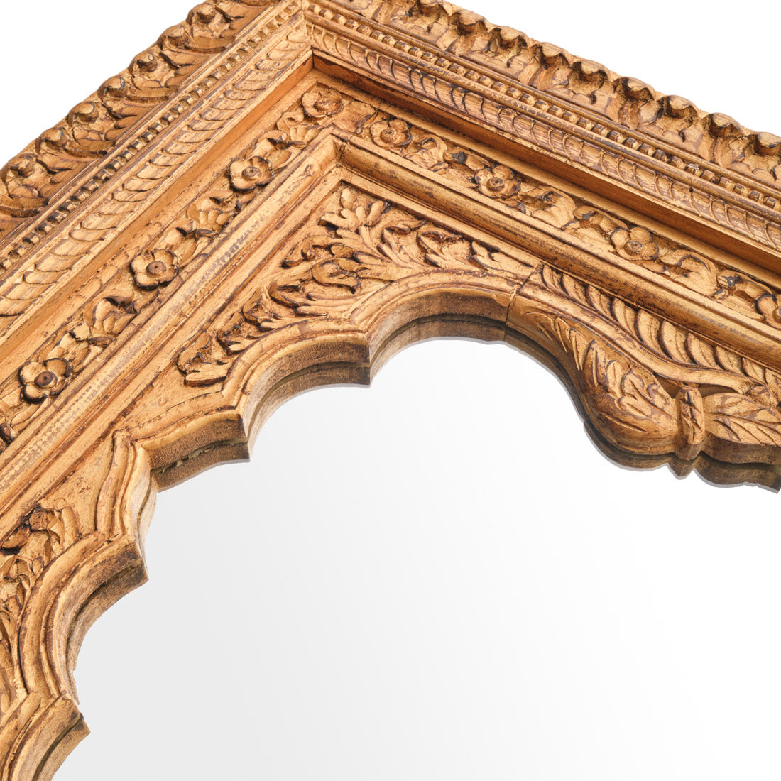 Indira Floor Mirror Light Brown