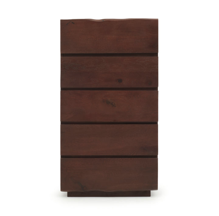 Noemi 5-Drawer Chest Dark Brown