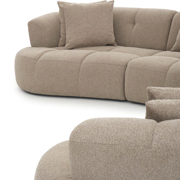 Edwina Fabric Modular Set Taupe