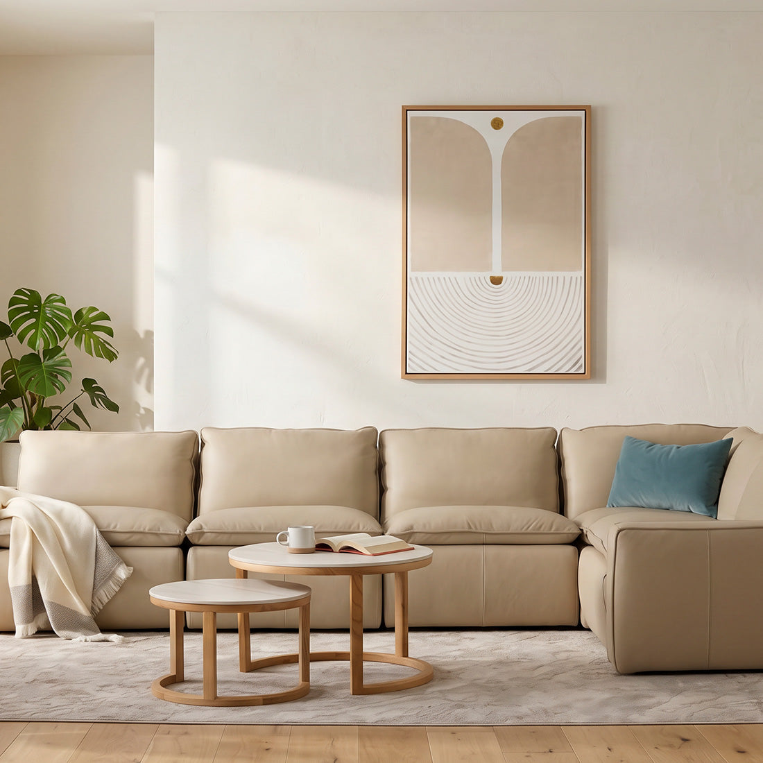 Nadyna Modular Corner Beige