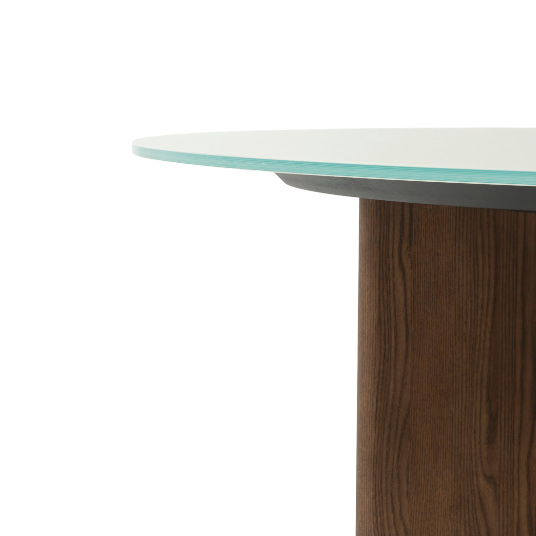 Nicolette Glass Dinette Table Beige