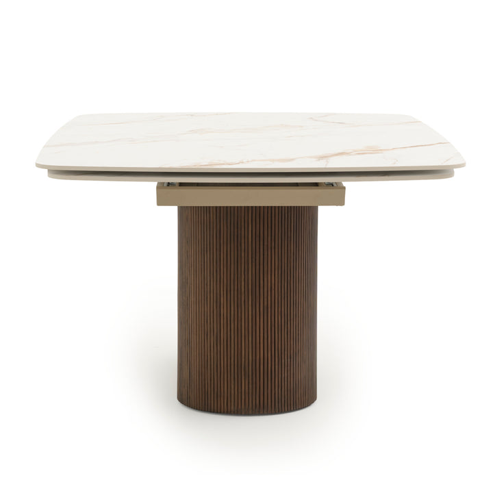 Esmeralda Extendable Dining Table White