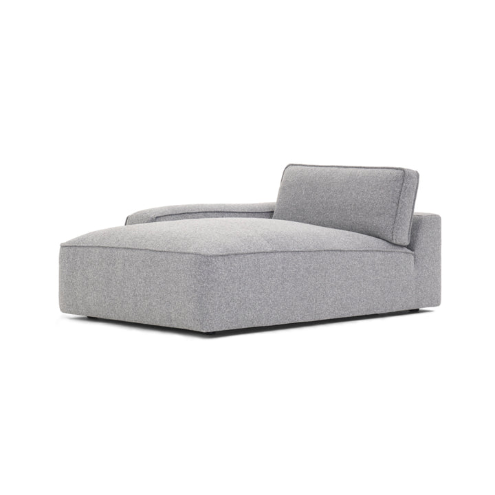 Nash Modular Left Chaise Dark Grey